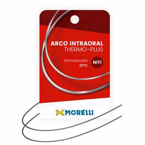 ARCO NITINOL SUPERELÁSTICO THERMO PLUS GRANDE - SUPERIOR - NITI - RETANGULAR .018"X.025" - MORELLI