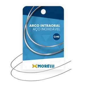 ARCO DE AÇO - PRÉ CONTORNADO - INFERIOR- CRNI - REDONDO .018" - MORELLI