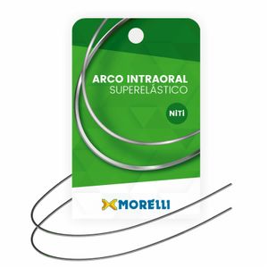 ARCO NITINOL SUPERELÁSTICO MÉDIO - INFERIOR - NITI - RETANGULAR .016"X.022" - MORELLI