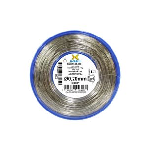 FIO DE AÇO EM ROLO - PARA AMARRILHO - CRNI - 0.20MM - .008" - MORELLI