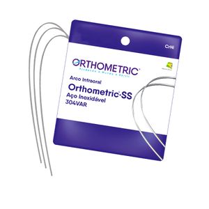ARCO DE AÇO - PRÉ CONTORNADO - SUPERIOR- CRNI - REDONDO .020" - ORTHOMETRIC
