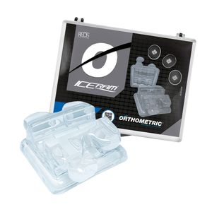 KIT DE BRAQUETES ESTÉTICOS - CERÂMICO - ICERAM - PRESCRIÇÃO MBT .022" - COM GANCHO NOS CANINOS E PRÉS - ORTHOMETRIC