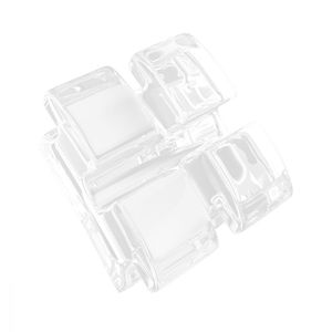 REPOSIÇÃO DE BRAQUETES ESTÉTICOS - SAFIRA - ZETTA - PRESCRIÇÃO MBT .022 - DENTE 33 COM GANCHO - EURODONTO