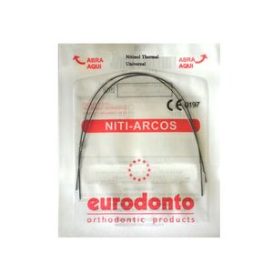 ARCO COPER NITI TERMOATIVADO - UNIVERSAL- CONITI - COM STOP - RETANGULAR .018X.025" - EURODONTO