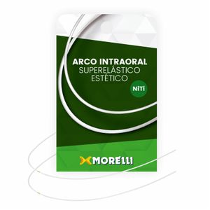 ARCO ESTÉTICO INTRAORAL SUPERELÁSTICO NITI - COLORIDO BEGE - 012" MÉDIO - MORELLI