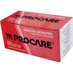 AGULHA-GENGIVAL-DESCARTAVEL-TRIFACETADA-27-G-LONGA---PROCARE