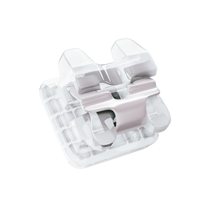 REPOSIÇÕES DE BRAQUETES AUTOLIGADO ESTÉTICO - CERÂMICO - ICERAM SLB - PRESCRIÇÃO MBT .022" - COM GANCHO - DENTE 24-25 - ORTHOMETRIC