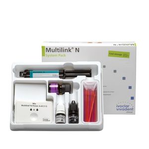 CIMENTO RESINOSO AUTO MULTILINK N SYSTEM PACK - COR TRANSPARENTE + MONOBOND N - IVOCLAR VIVADENT