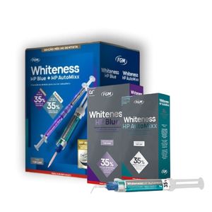 KIT WHITENESS HP BLUE 35% + KIT HP AUTOMIXX + 1 TOPDAM - FGM