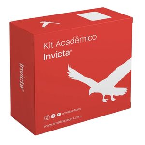 Kit academico Invicta Unincor BH brocas - AMERICAN BURRS